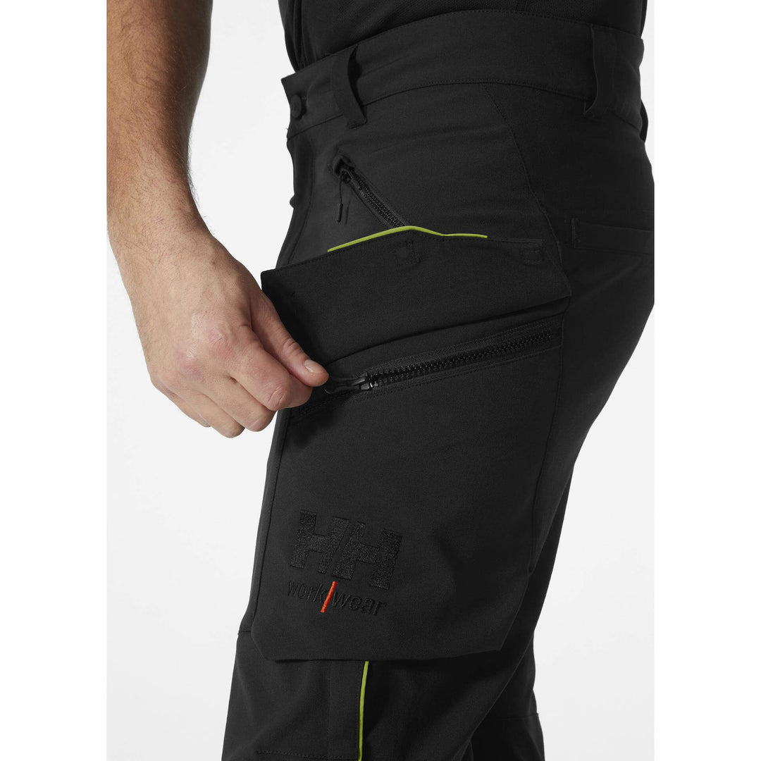 Helly Hansen Magni Evolution 4-Way-Stretch Cargo Trousers Black Feature 3#colour_black