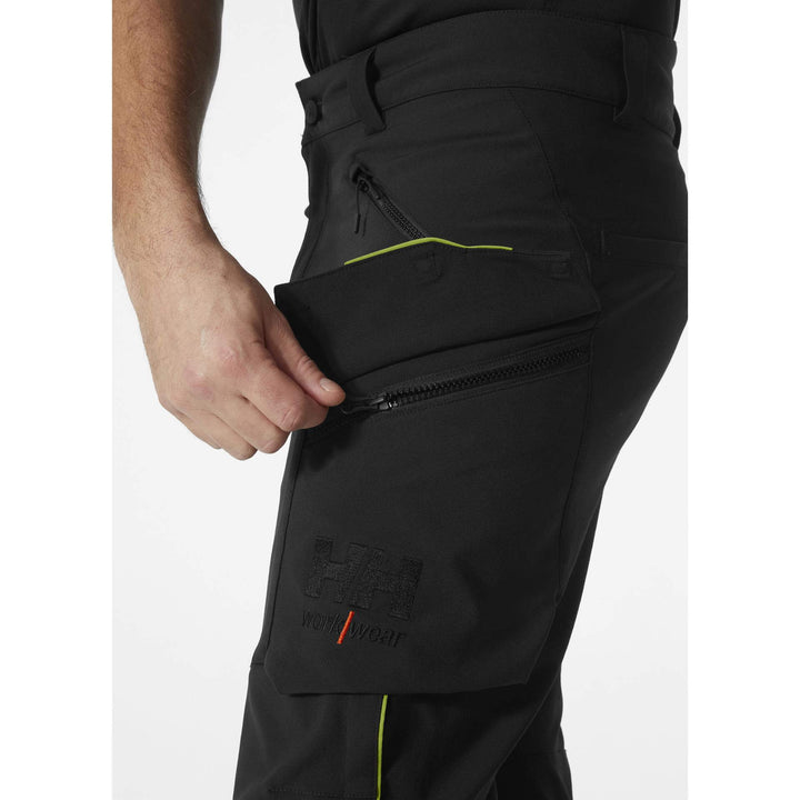 Helly Hansen Magni Evolution 4-Way-Stretch Cargo Trousers Black Feature 3#colour_black