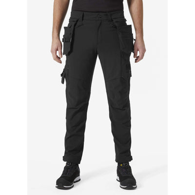 Helly Hansen Magni Evolution 4-Way-Stretch Construction Trousers Black OnBody 1#colour_black