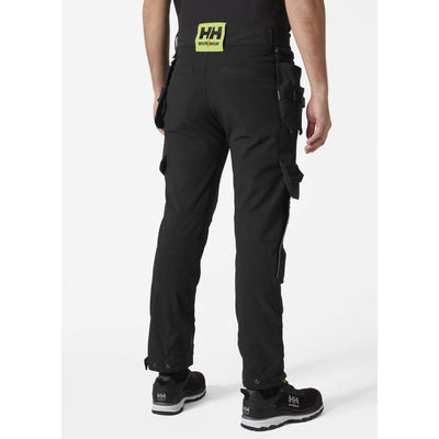 Helly Hansen Magni Evolution 4-Way-Stretch Construction Trousers Black OnBody 2#colour_black