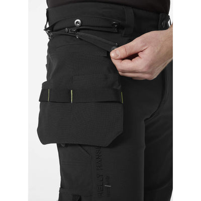 Helly Hansen Magni Evolution 4-Way-Stretch Construction Trousers Black Feature 1#colour_black