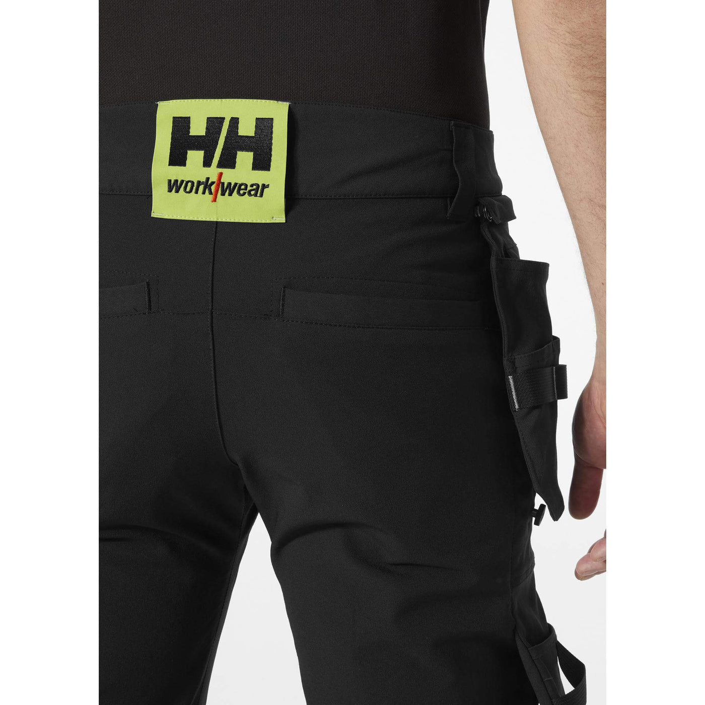 Helly Hansen Magni Evolution 4-Way-Stretch Construction Trousers Black Feature 2#colour_black