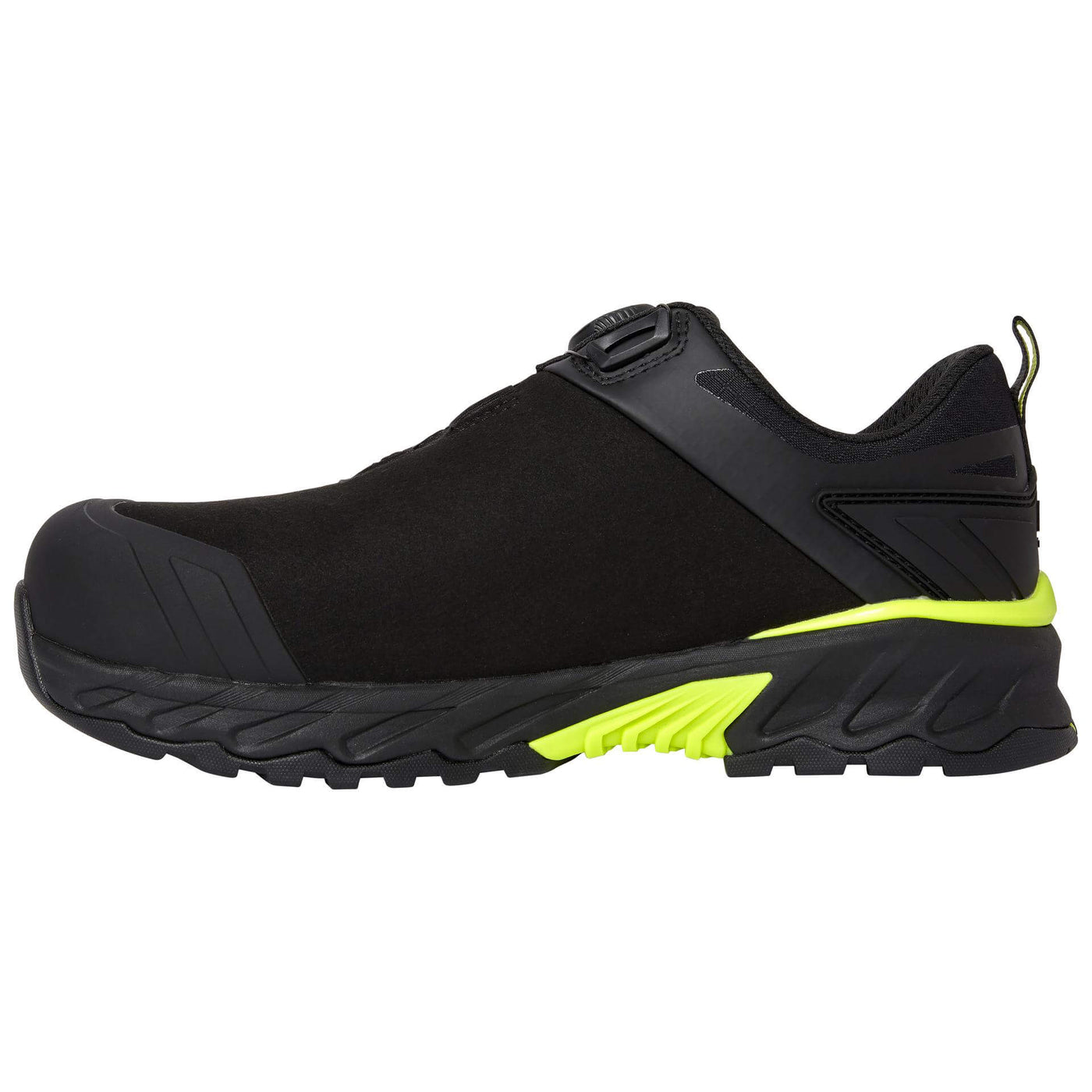 Helly Hansen Magni Evolution Low BOA S7L HT Wide Fit Composite Waterproof Safety Shoes Black/Dark Lime Detail 2#colour_black-dark-lime
