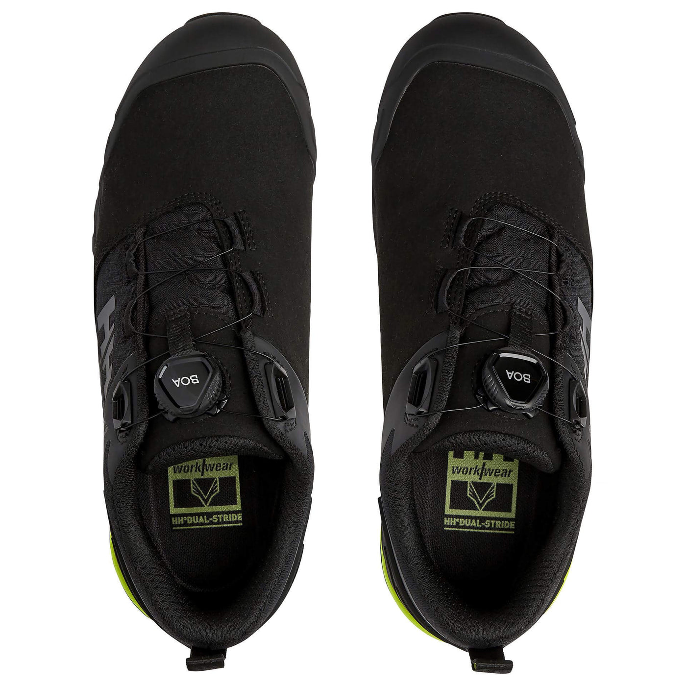 Helly Hansen Magni Evolution Low BOA S7L HT Wide Fit Composite Waterproof Safety Shoes Black/Dark Lime Detail 3#colour_black-dark-lime