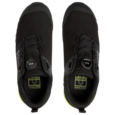 Helly Hansen Magni Evolution Low BOA S7L HT Wide Fit Composite Waterproof Safety Shoes Black/Dark Lime Detail 3#colour_black-dark-lime