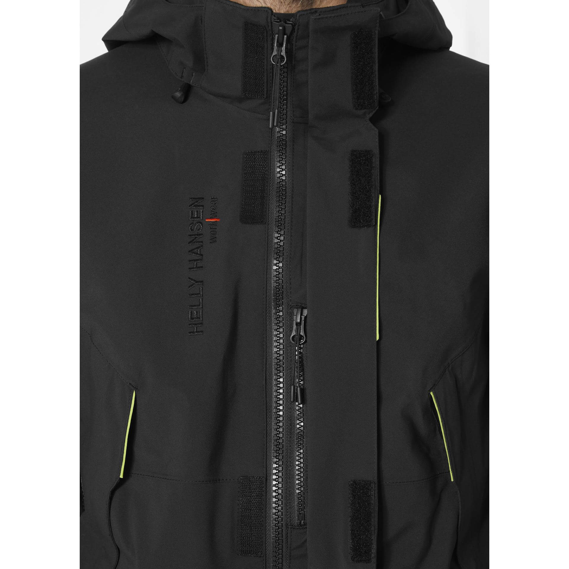 Helly Hansen Magni Evolution Waterproof Shell Jacket Black Feature 4#colour_black