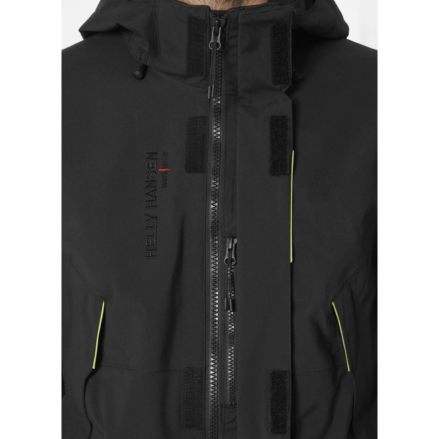 Helly Hansen Magni Evolution Waterproof Shell Jacket Black Feature 4#colour_black