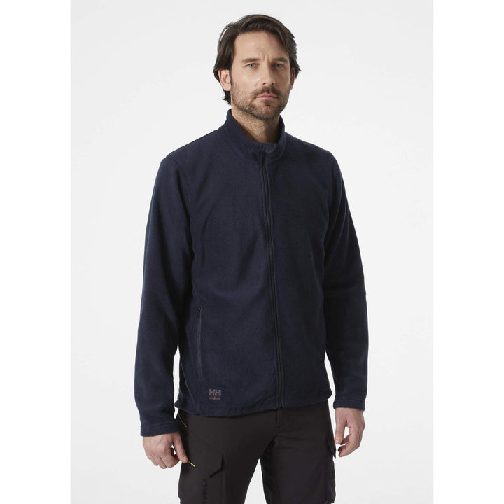 Helly Hansen Manchester 2.0 Fleece Jacket Navy OnBody 1#colour_navy