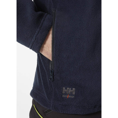 Helly Hansen Manchester 2.0 Fleece Jacket Navy Feature 1#colour_navy