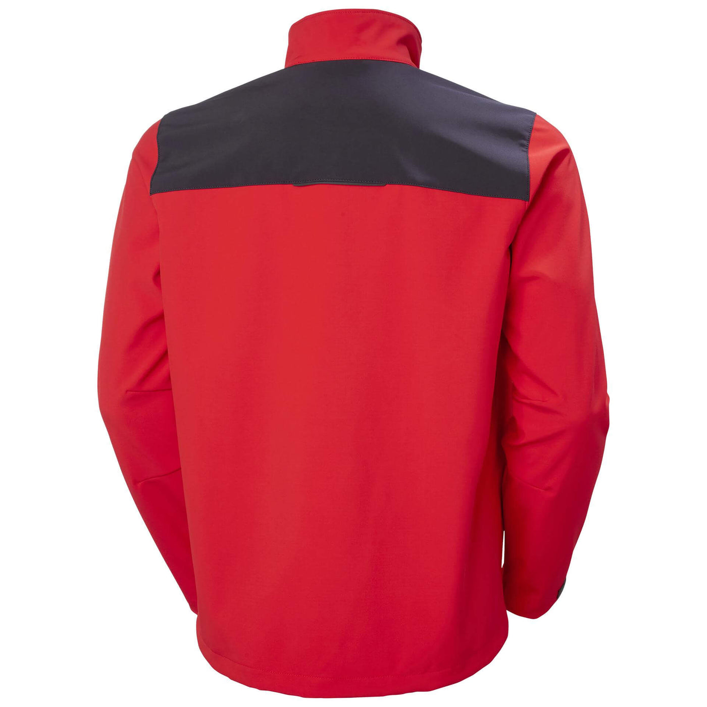 Helly Hansen Manchester 2.0 Softshell Jacket Alert Red/Ebony 2 Rear #colour_alert-red-ebony