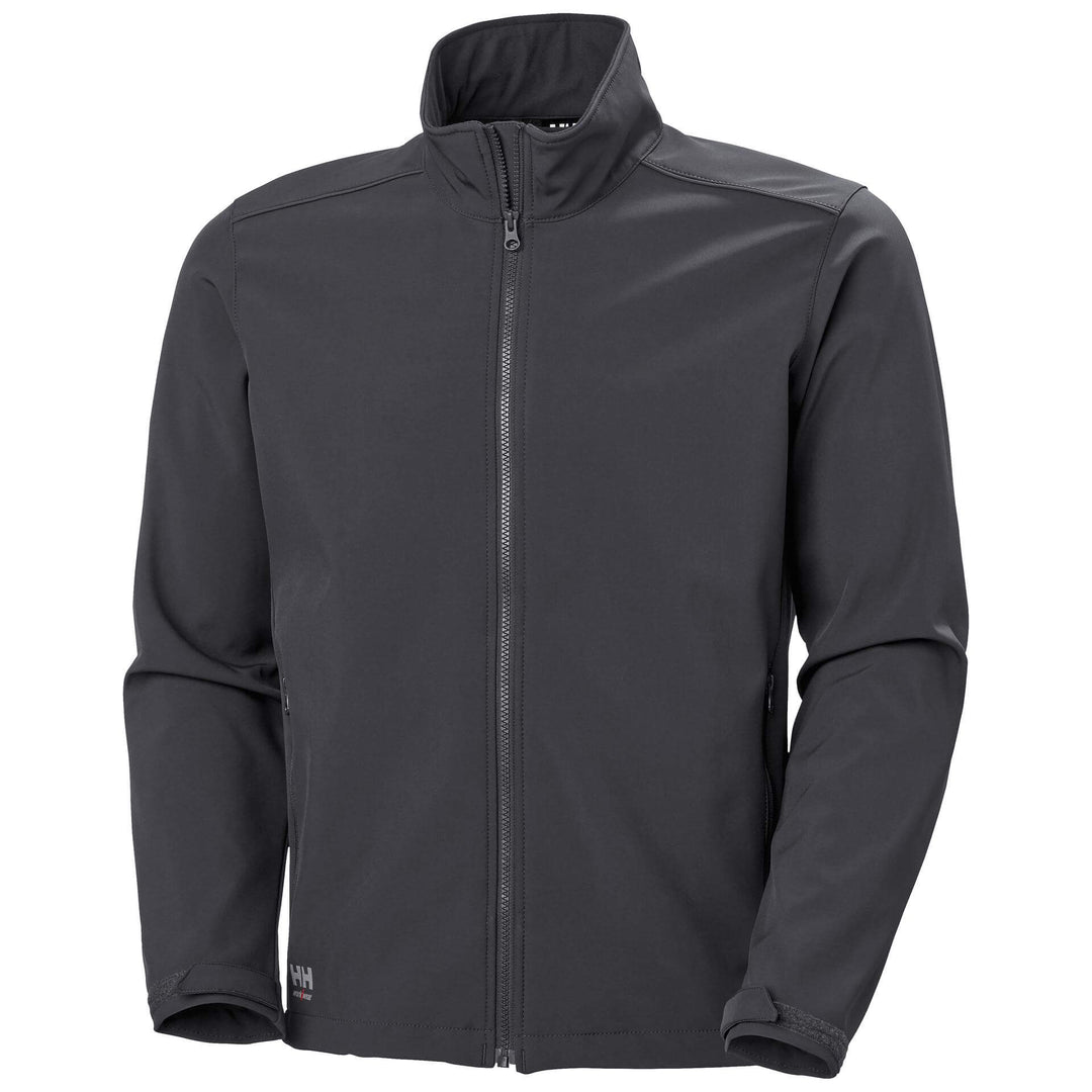 Helly Hansen Manchester 2.0 Softshell Jacket Ebony 1 Front #colour_ebony