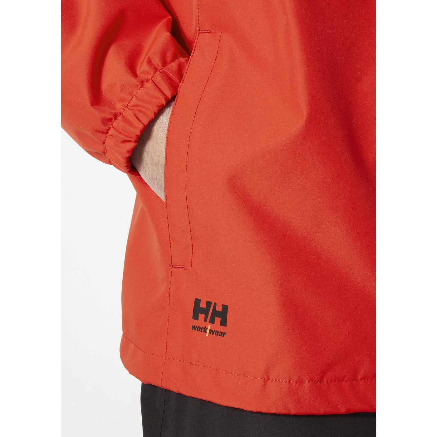 Helly Hansen Manchester 2.0 Waterproof Shell Jacket Alert Red Feature 1#colour_alert-red