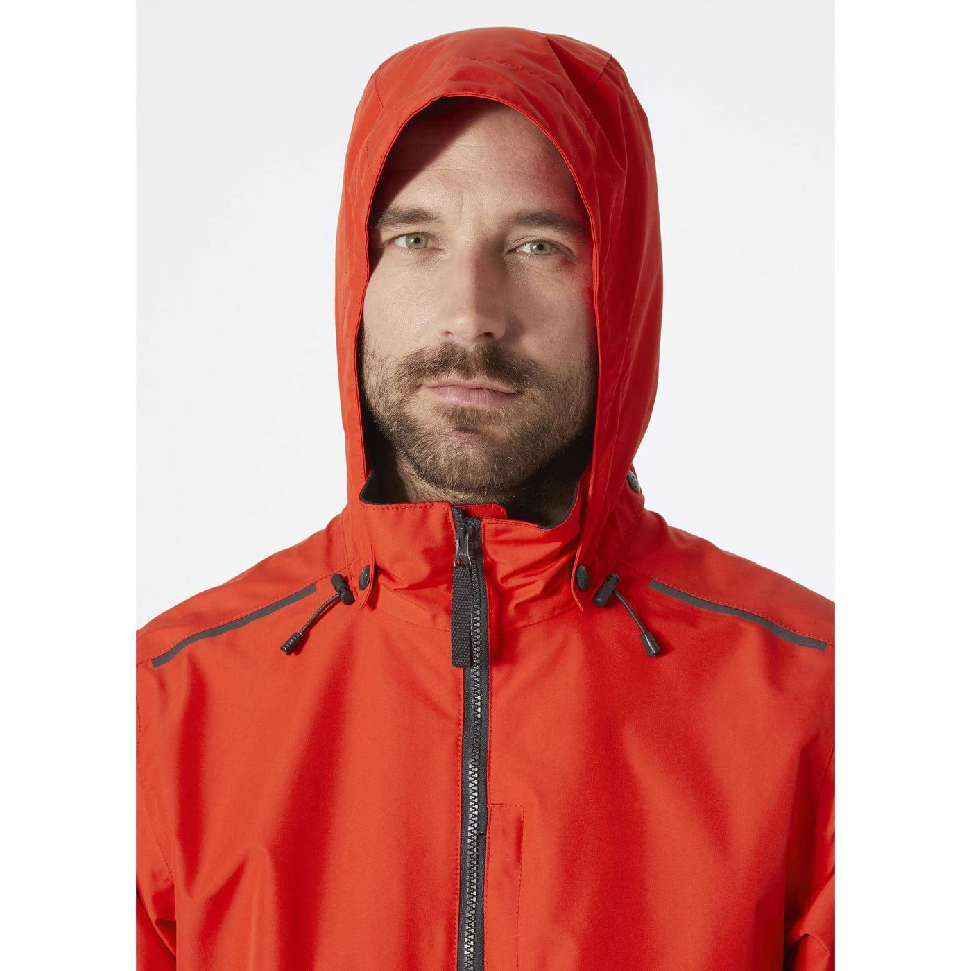 Helly Hansen Manchester 2.0 Waterproof Shell Jacket Alert Red Feature 3#colour_alert-red