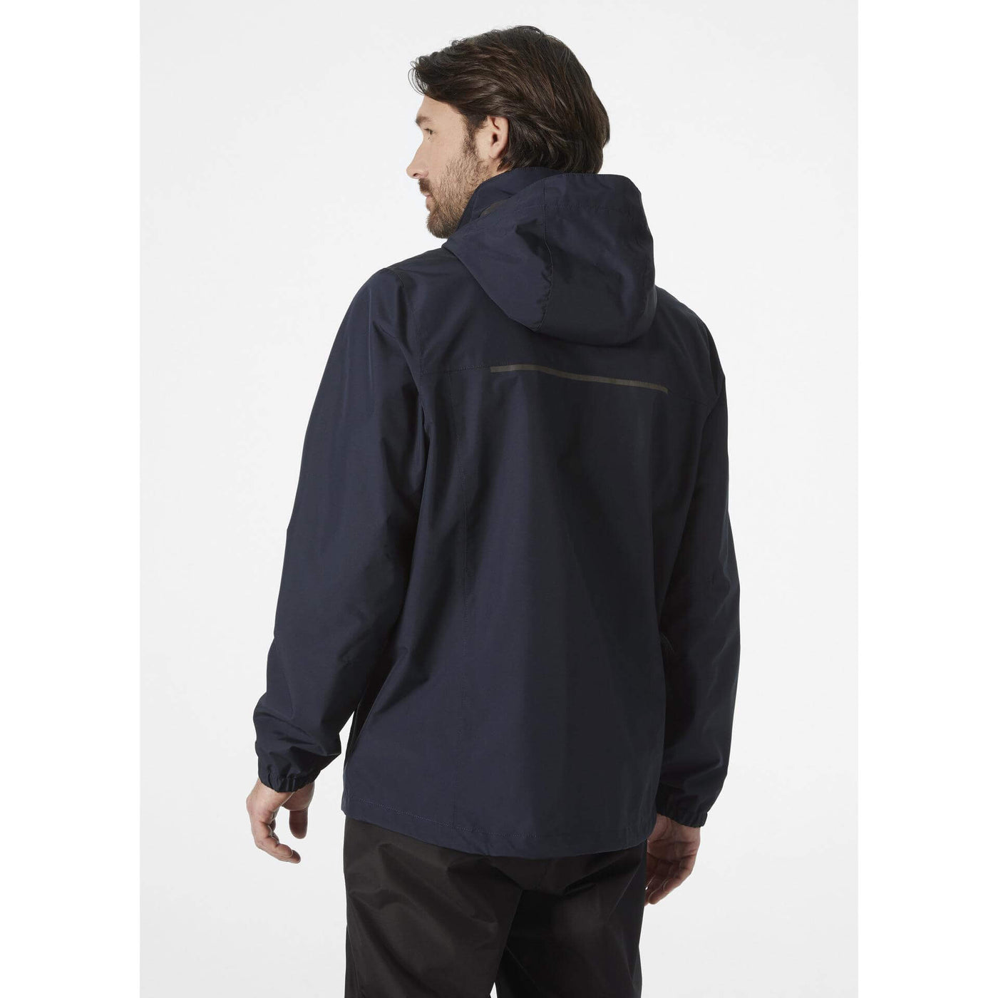 Helly Hansen Manchester 2.0 Waterproof Shell Jacket Navy OnBody 2#colour_navy