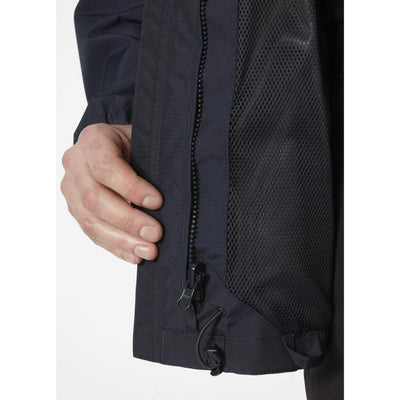 Helly Hansen Manchester 2.0 Waterproof Shell Jacket Navy Feature 1#colour_navy