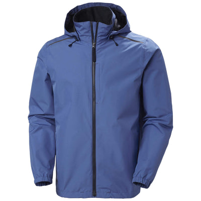 Helly Hansen Manchester 2.0 Waterproof Shell Jacket Stone Blue Front#colour_stone-blue
