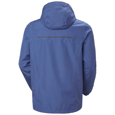 Helly Hansen Manchester 2.0 Waterproof Shell Jacket Stone Blue Back#colour_stone-blue