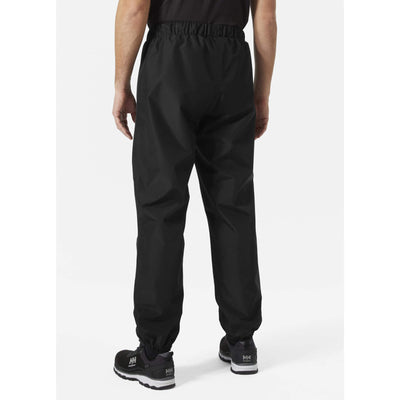 Helly Hansen Manchester 2.0 Waterproof Shell Trousers Black OnBody 2#colour_black