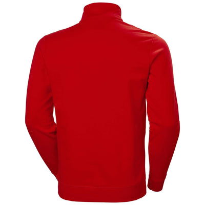 Helly Hansen Manchester Half Zip Sweatshirt Alert Red 2 Rear #colour_alert-red