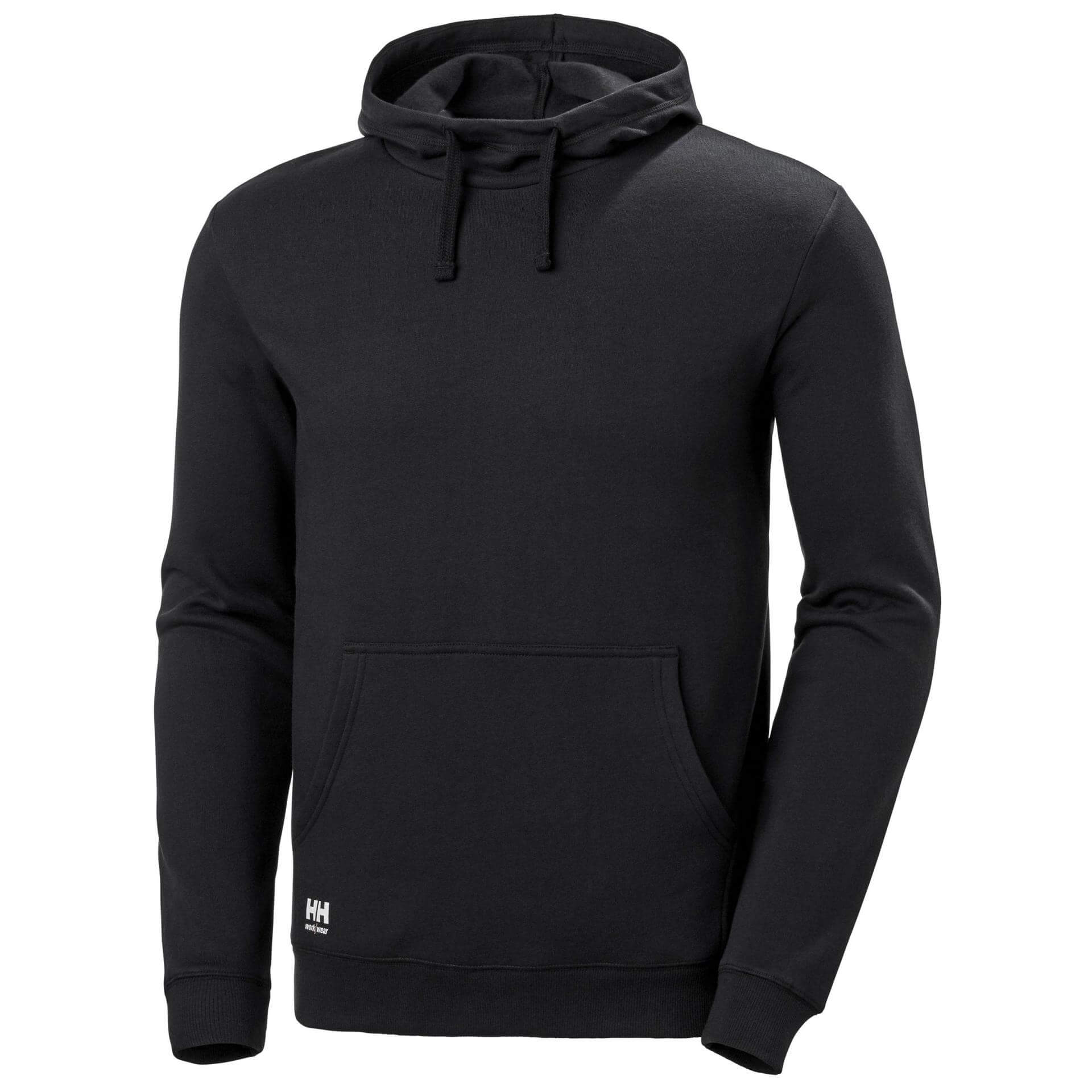 Helly Hansen Manchester Hoodie Black Front#colour_black