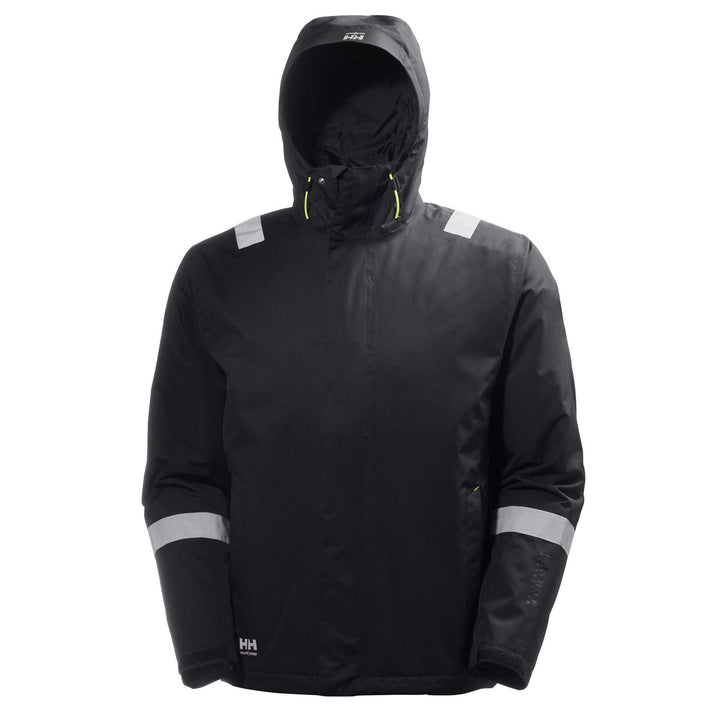 Helly Hansen Manchester Insulated Winter Jacket Black 1 Front #colour_black