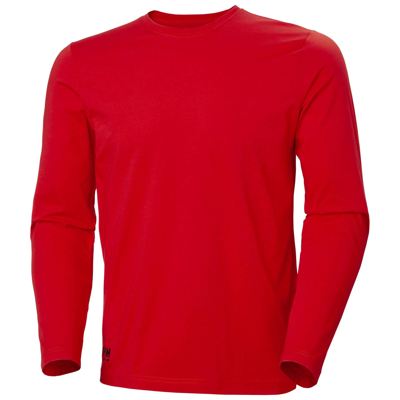 Helly Hansen Manchester Longsleeve T-Shirt Alert Red 1 Front #colour_alert-red