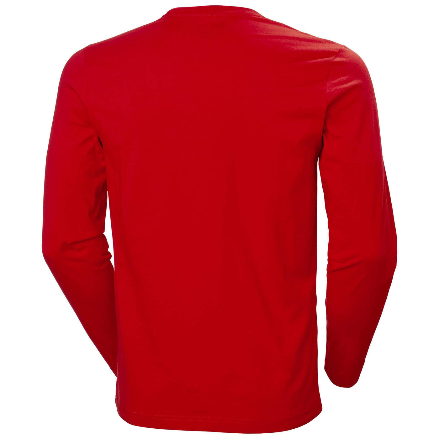 Helly Hansen Manchester Longsleeve T-Shirt Alert Red 2 Rear #colour_alert-red