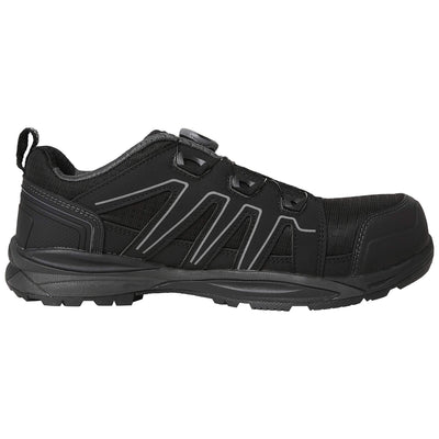 Helly Hansen Manchester Low Boa S3 Composite Toe Cap Work Safety Shoes Black/Grey 2 Side #colour_black-grey