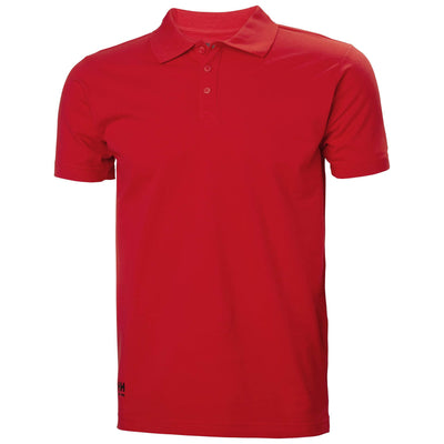 Helly Hansen Manchester Polo Shirt Alert Red 1 Front #colour_alert-red