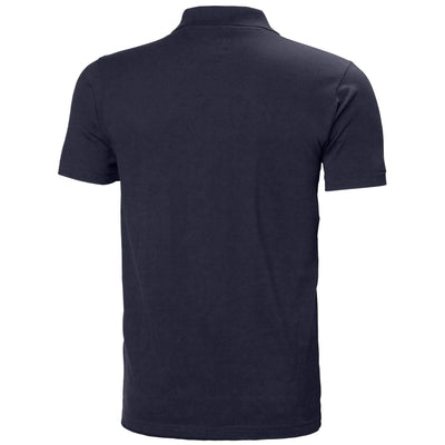 Helly Hansen Manchester Polo Shirt Navy 2 Rear #colour_navy