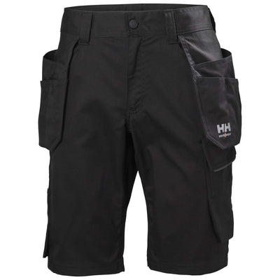 Helly Hansen Manchester Stretch Construction Shorts Black 1 Front #colour_black