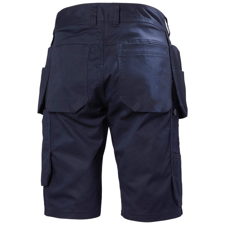 Helly Hansen Manchester Stretch Construction Shorts Navy 2 Rear #colour_navy