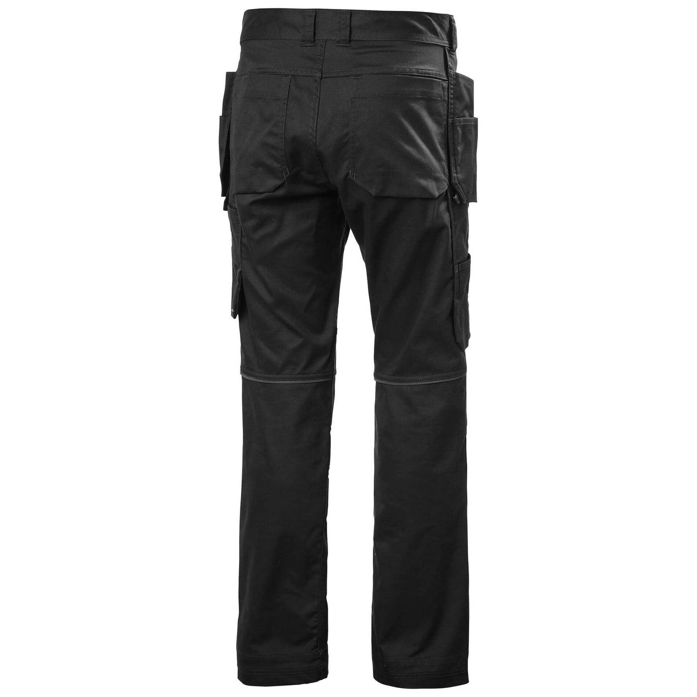 Helly Hansen Manchester Stretch Construction Trousers Black 2 Rear #colour_black