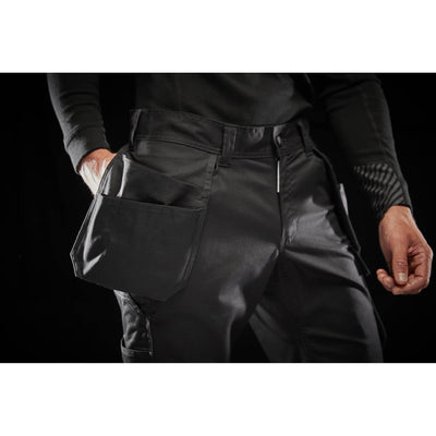 Helly Hansen Manchester Stretch Construction Trousers Black Detail 1#colour_black
