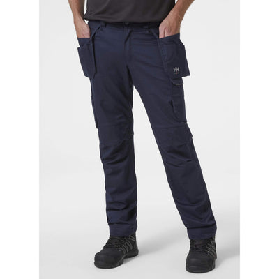 Helly Hansen Manchester Stretch Construction Trousers Navy 3 On Body 1#colour_navy