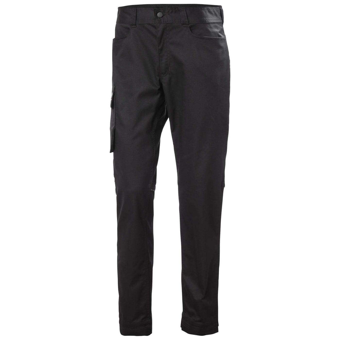 Helly Hansen Manchester Stretch Service Trousers Black 1 Front #colour_black