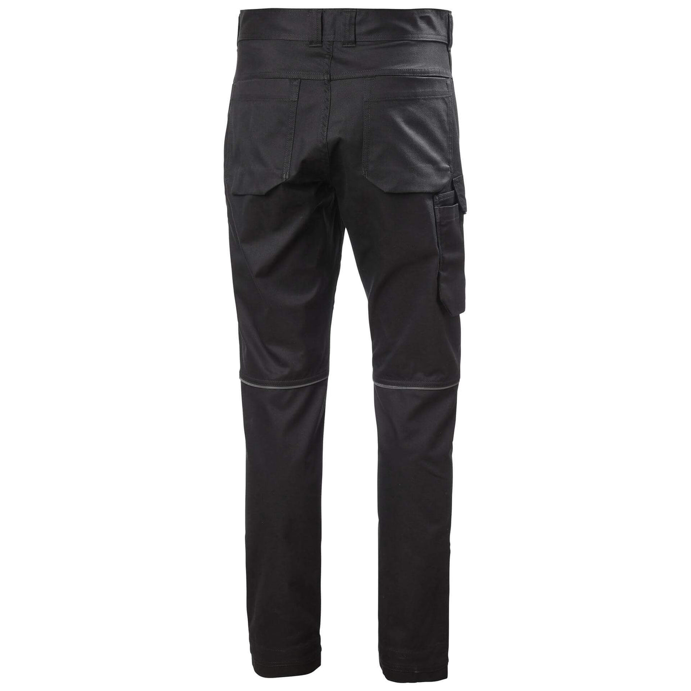 Helly Hansen Manchester Stretch Service Trousers Black 2 Rear #colour_black