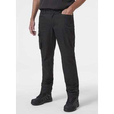 Helly Hansen Manchester Stretch Service Trousers Black 3 On Body 1#colour_black