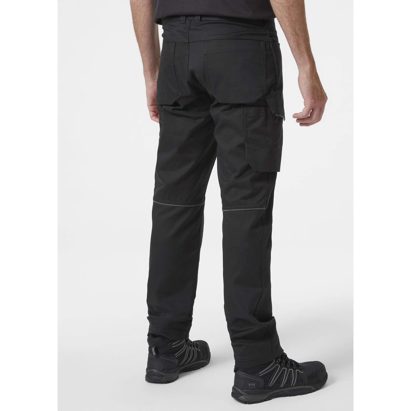 Helly Hansen Manchester Stretch Service Trousers Black 4 On Body 2#colour_black