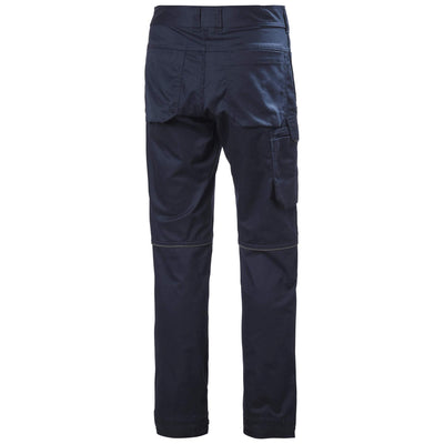 Helly Hansen Manchester Stretch Service Trousers Navy 2 Rear #colour_navy