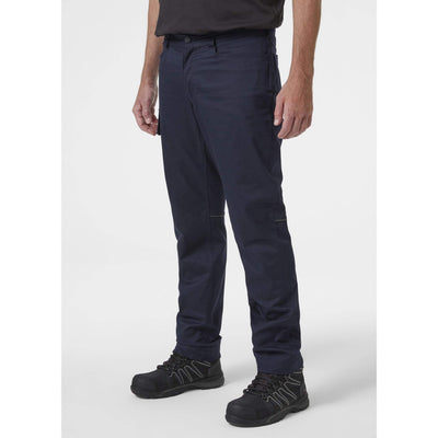 Helly Hansen Manchester Stretch Service Trousers Navy 3 On Body 1#colour_navy