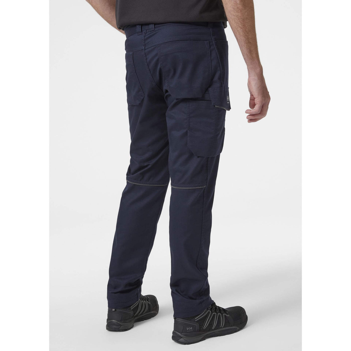 Helly Hansen Manchester Stretch Service Trousers Navy 4 On Body 2#colour_navy