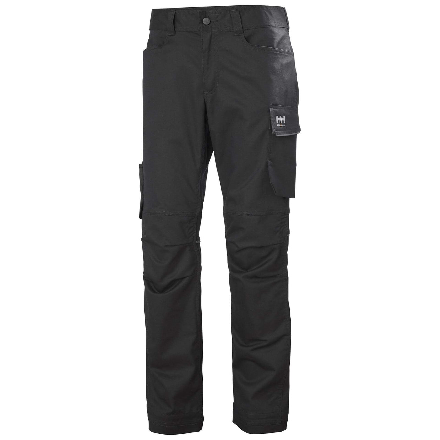 Helly Hansen Manchester Stretch Work Trousers Black 1 Front #colour_black