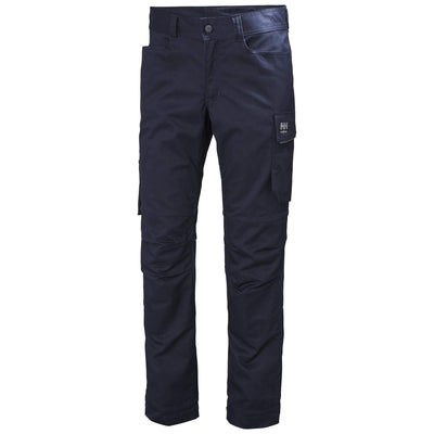 Helly Hansen Manchester Stretch Work Trousers Navy 1 Front #colour_navy