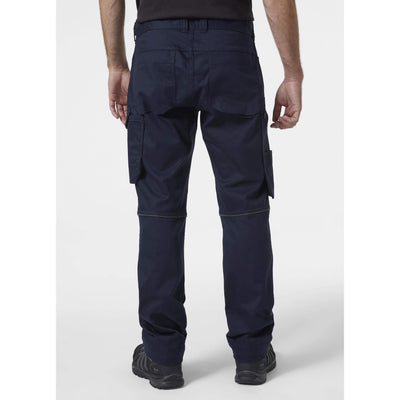 Helly Hansen Manchester Stretch Work Trousers Navy 4 On Body 2#colour_navy