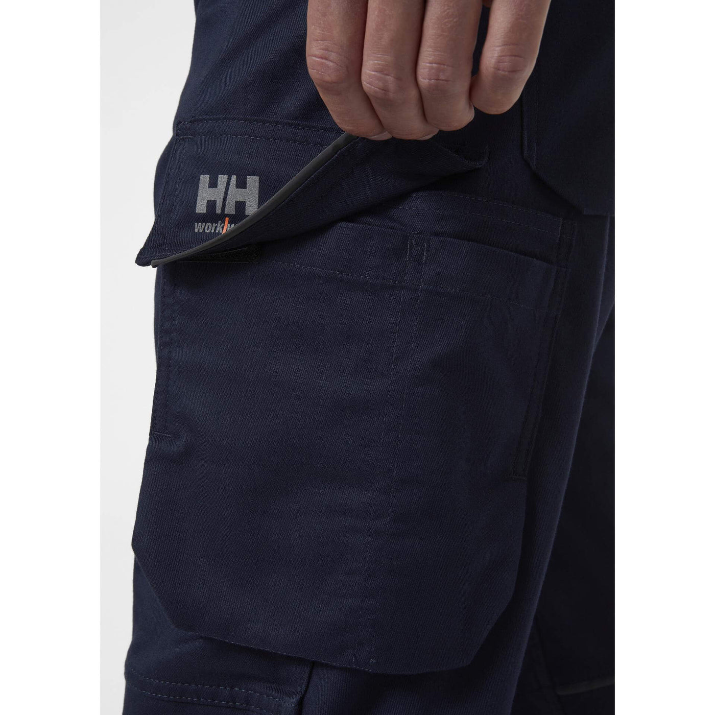 Helly Hansen Manchester Stretch Work Trousers Navy 6 Feature 2#colour_navy