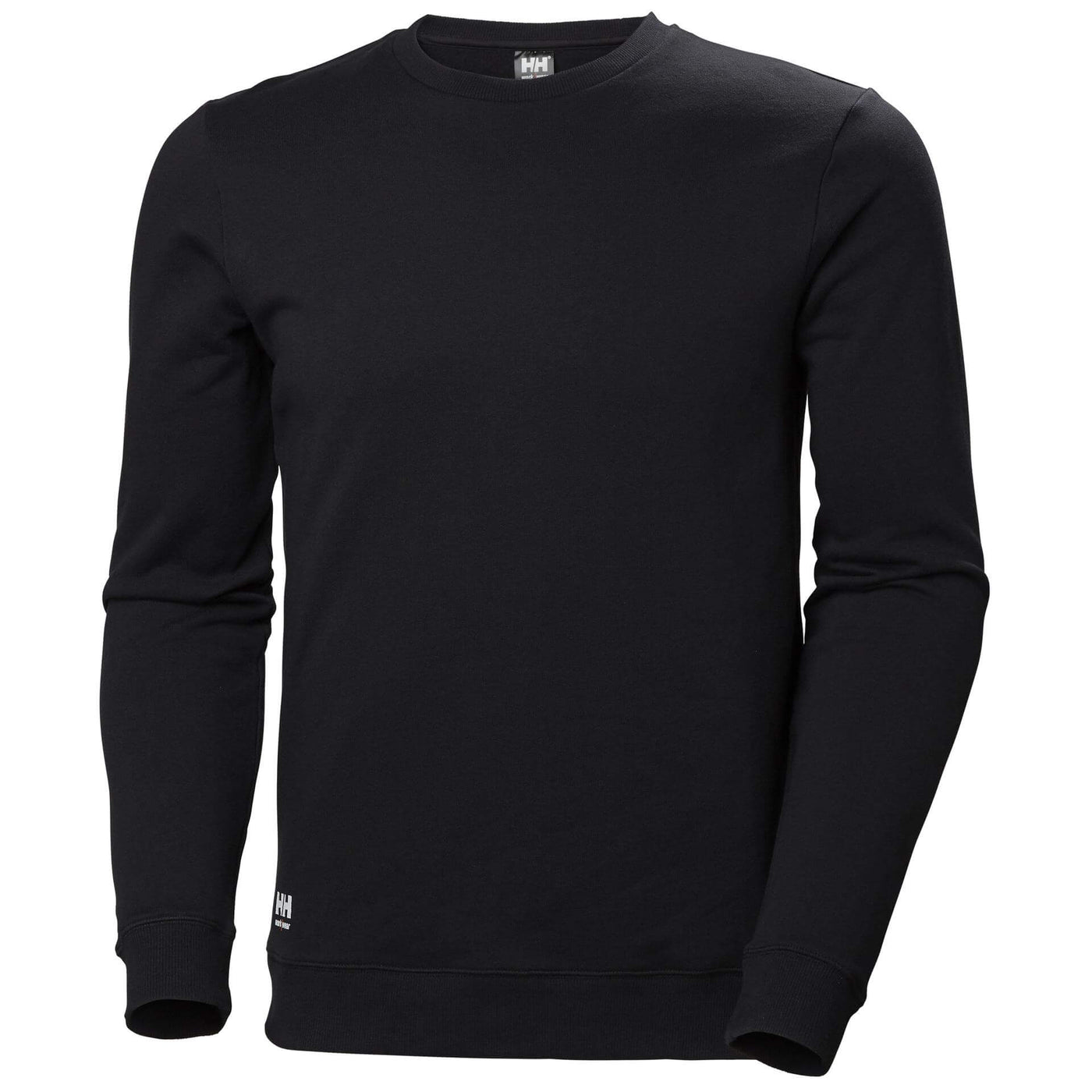 Helly Hansen Manchester Sweatshirt Black Front#colour_black