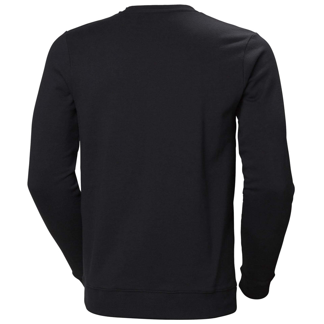 Helly Hansen Manchester Sweatshirt Black Back#colour_black