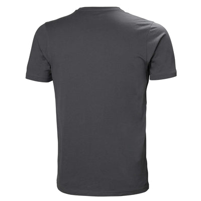 Helly Hansen Manchester T-Shirt Dark Grey 2 Rear #colour_dark-grey