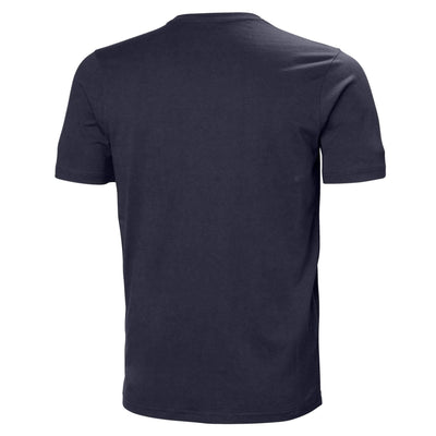 Helly Hansen Manchester T-Shirt Navy 2 Rear #colour_navy